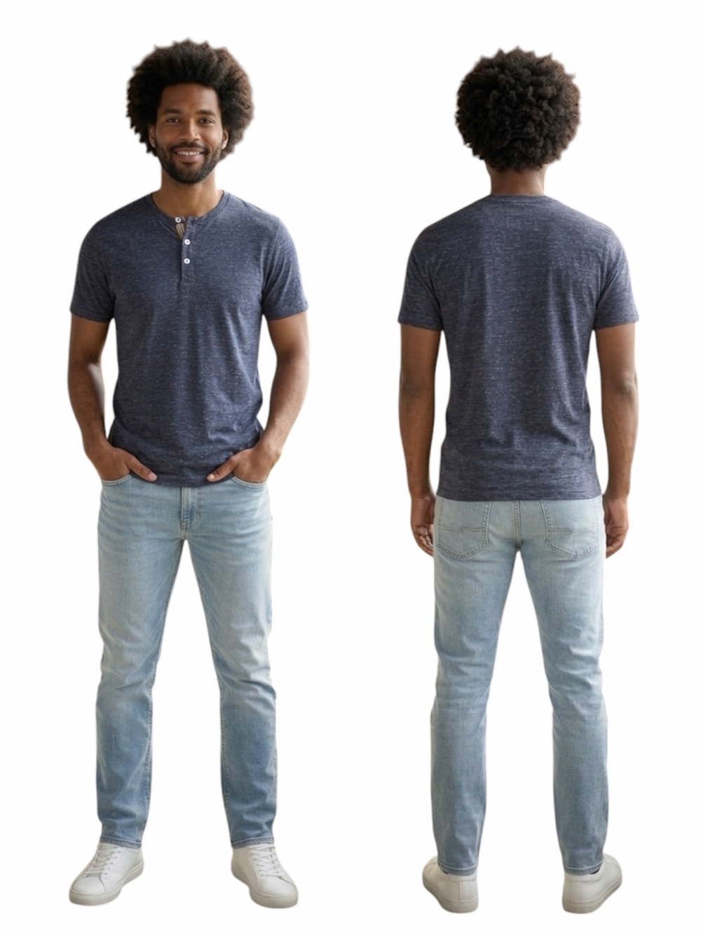 NWT Smartwool Everyday Exploration Merino Blend Henley Shirt Navy Medium